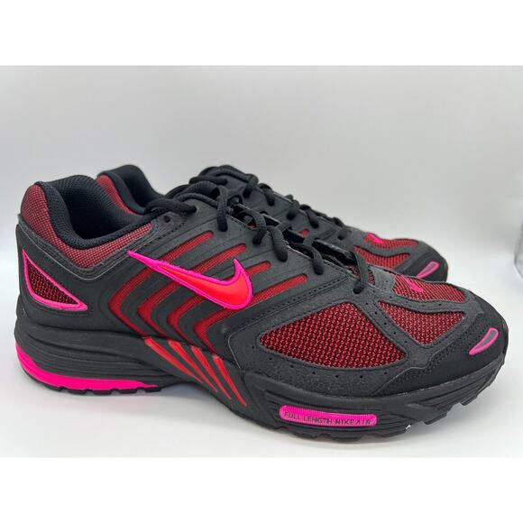 Nike Air Pegasus 2K5 Black Fire Red Pink Sneakers FJ1912-001 Men's Size 12 - Picture 1 of 12